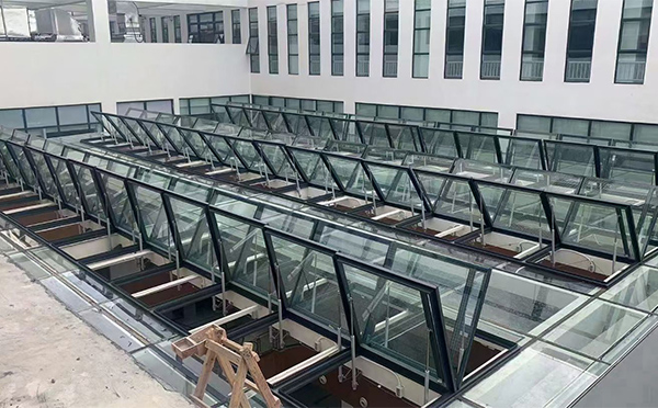 百安科技有限公司近期定西排烟窗项目案例分享